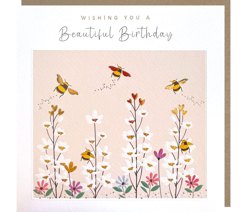 Bees Birthday Card