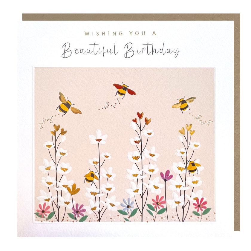 Bees Birthday Card