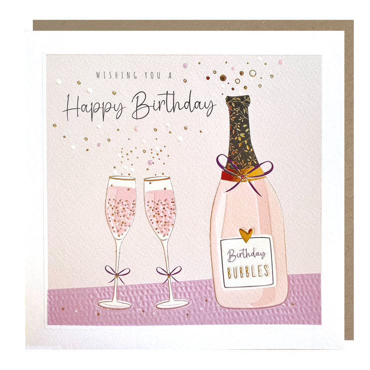 Bubbles Birthday Card