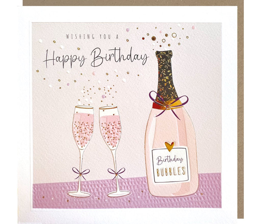 Bubbles Birthday Card