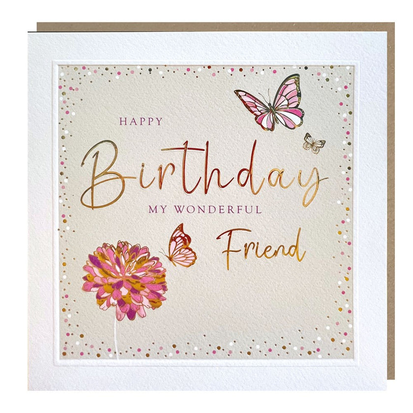 Wonderful Friend Birthday Card