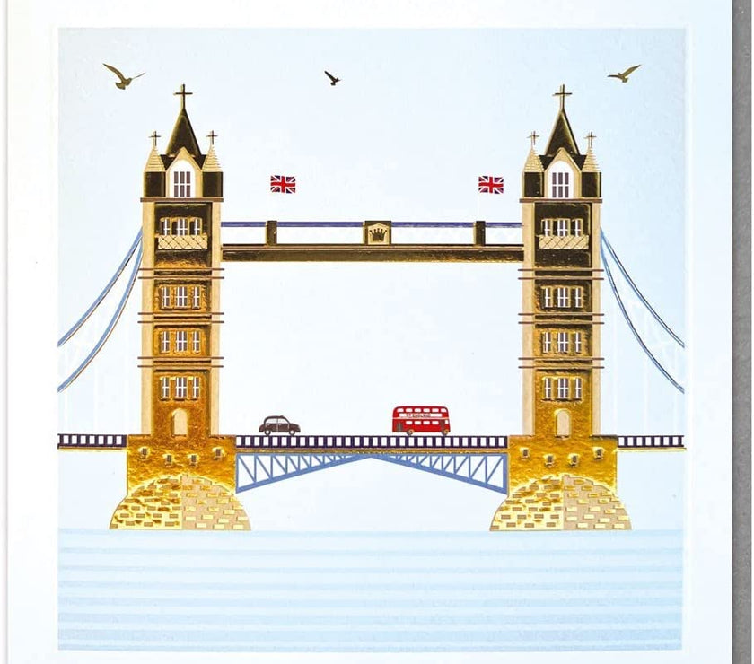 London Tower Bridge Greeting Card