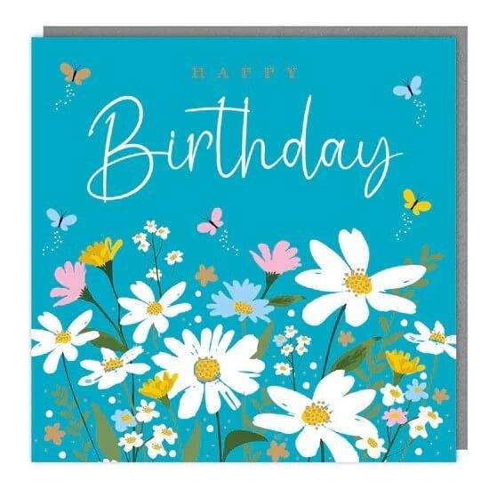 Daisies Birthday Card - House of Cards
