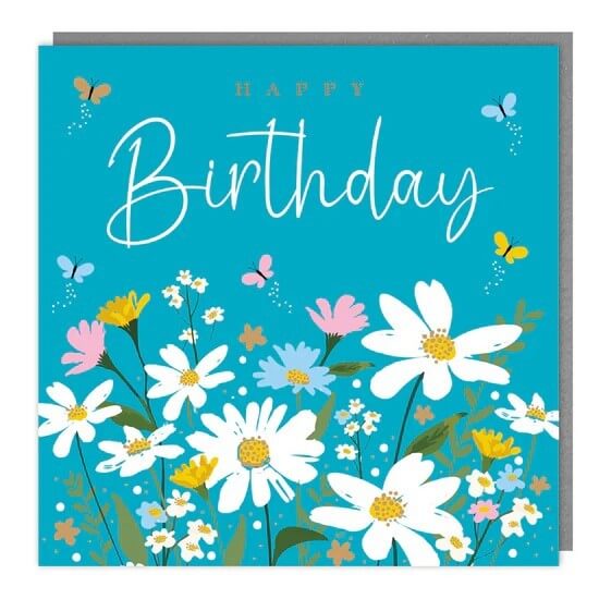 Daisies Birthday Card