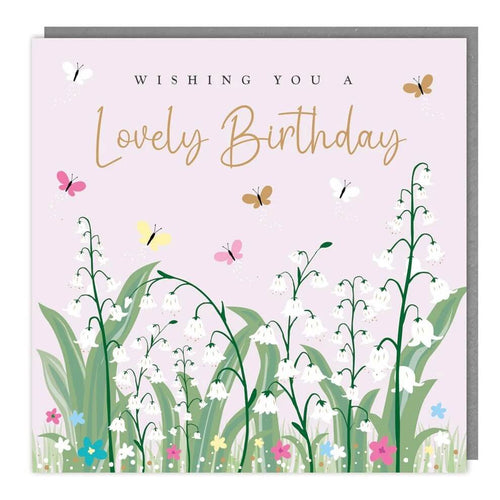 Lily of the Valley Birthday Card