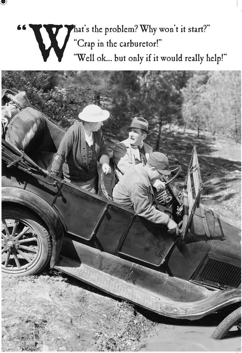 Carburettor Birthday Card - House of Cards