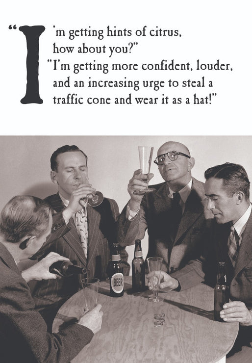 Traffic Cone Birthday Card