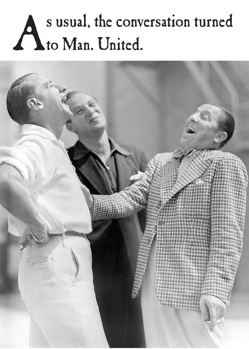 Man Utd Birthday Card - House of Cards