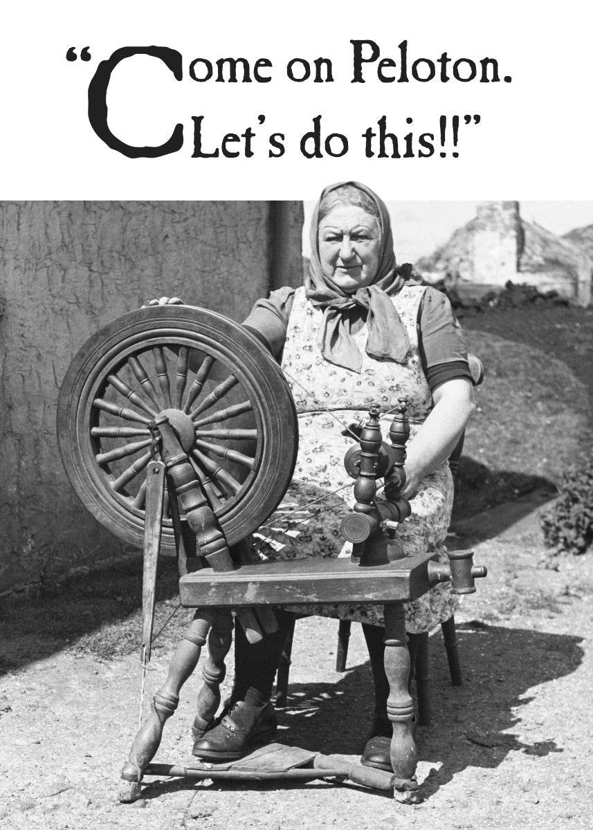 Peloton Birthday Card - House of Cards