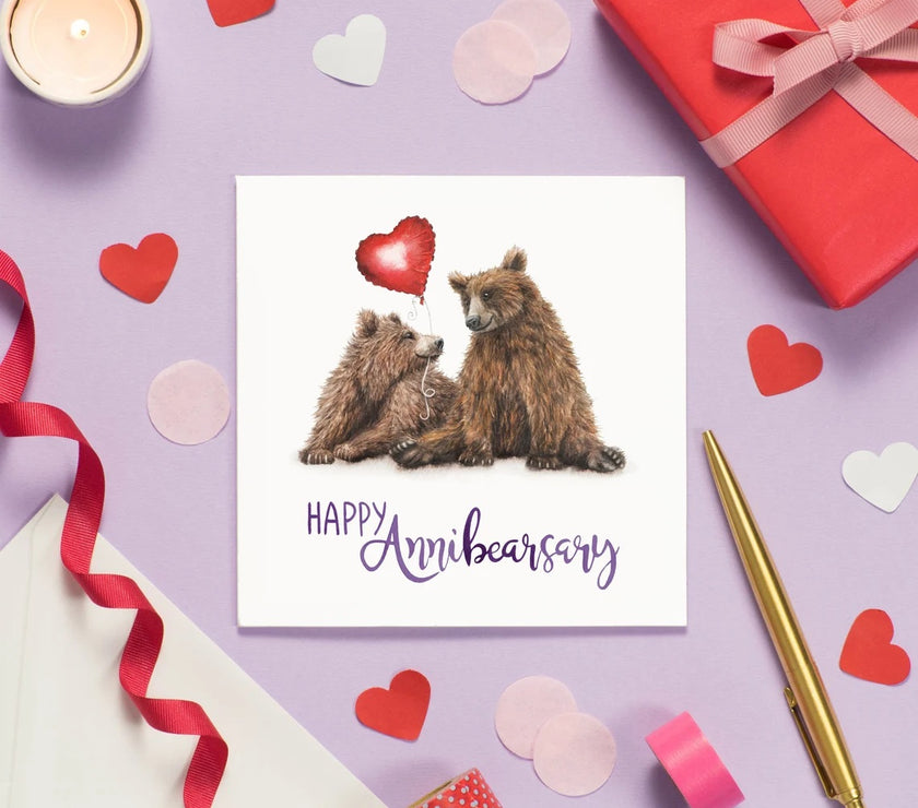 Bear Anniversary Card
