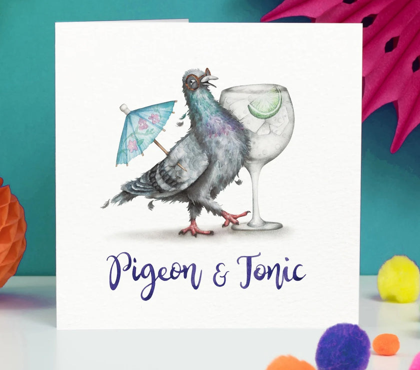 Pigeon Birthday Card