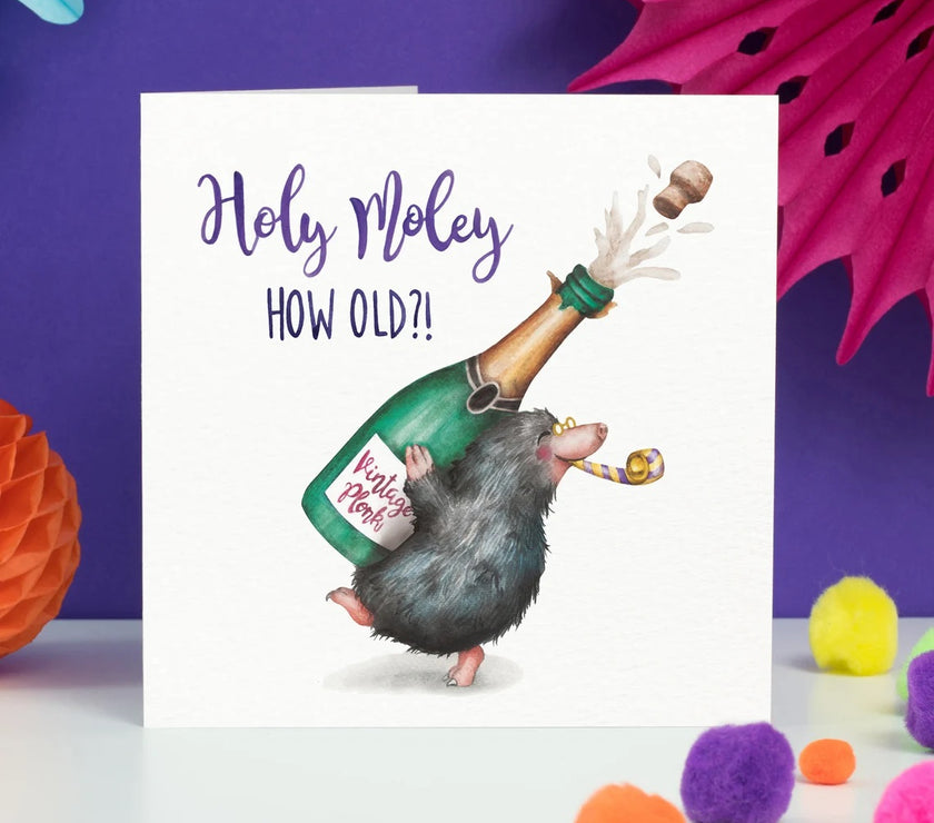 Holy Moley Birthday Card