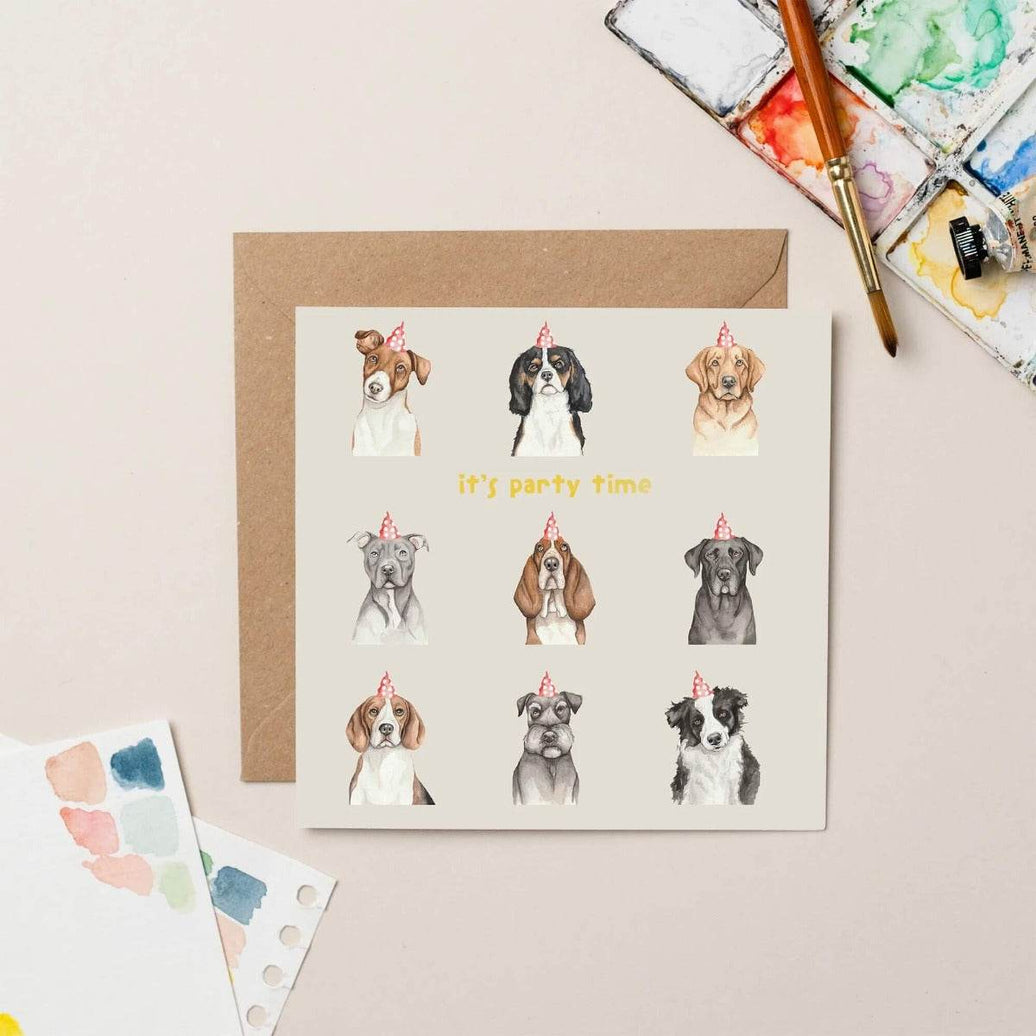 Party Time Birthday Card - House of Cards