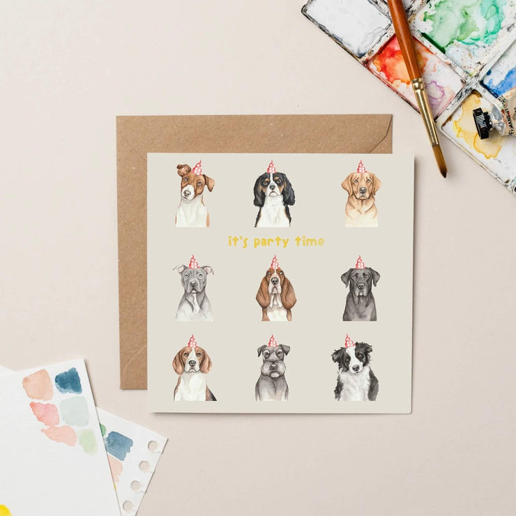 Party Time Birthday Card