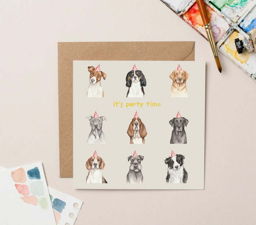 Party Time Birthday Card