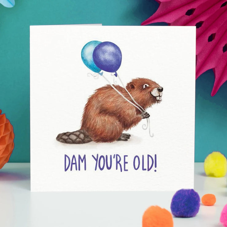 Beaver Birthday Card