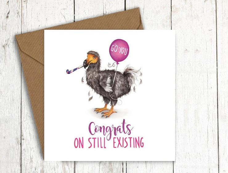 Still Existing Birthday Card
