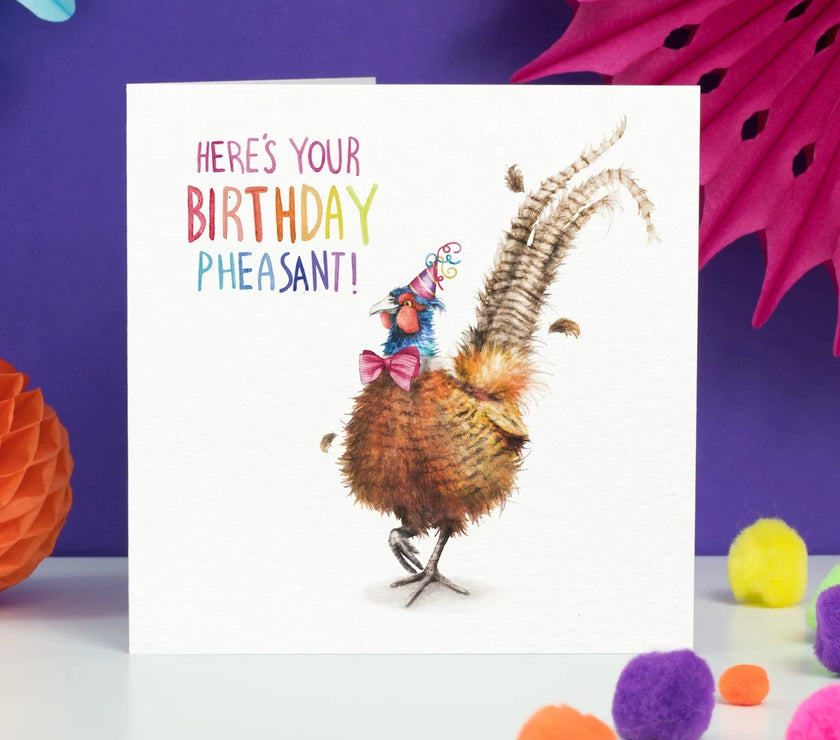 Pheasant Birthday Card