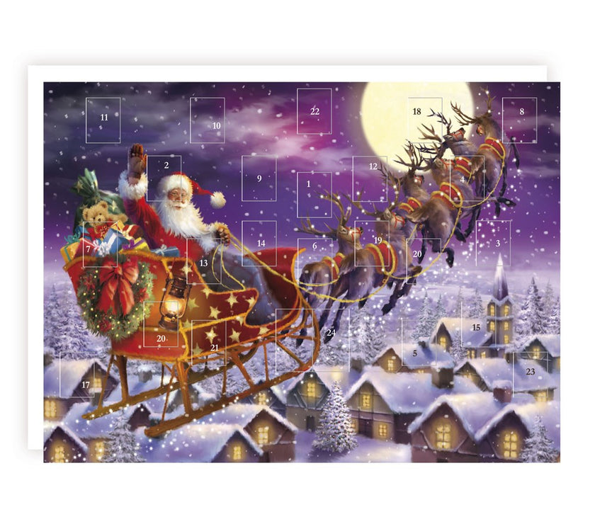 Santas Sleigh Advent Calendar