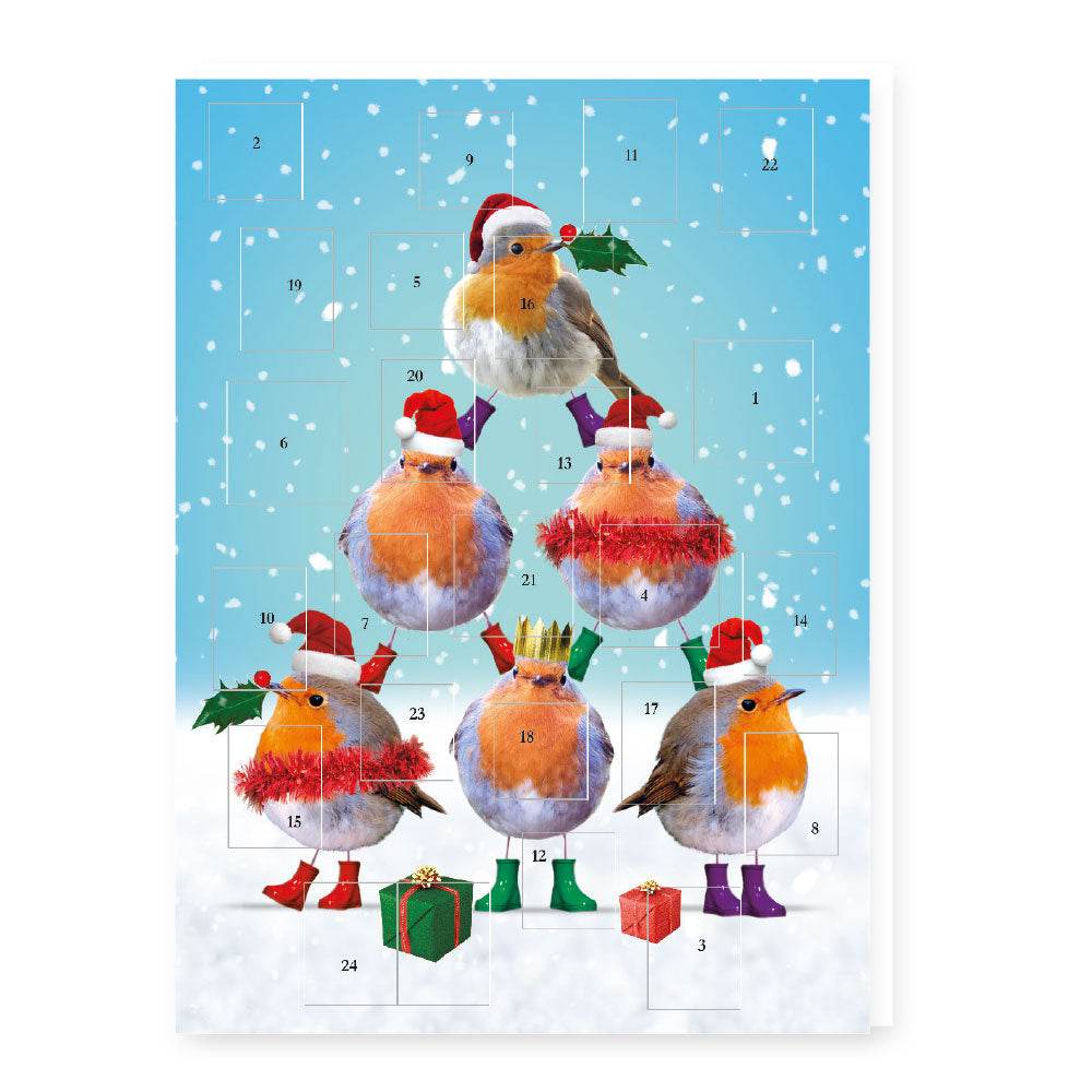 Robin Pyramid Advent Calendar - House of Cards