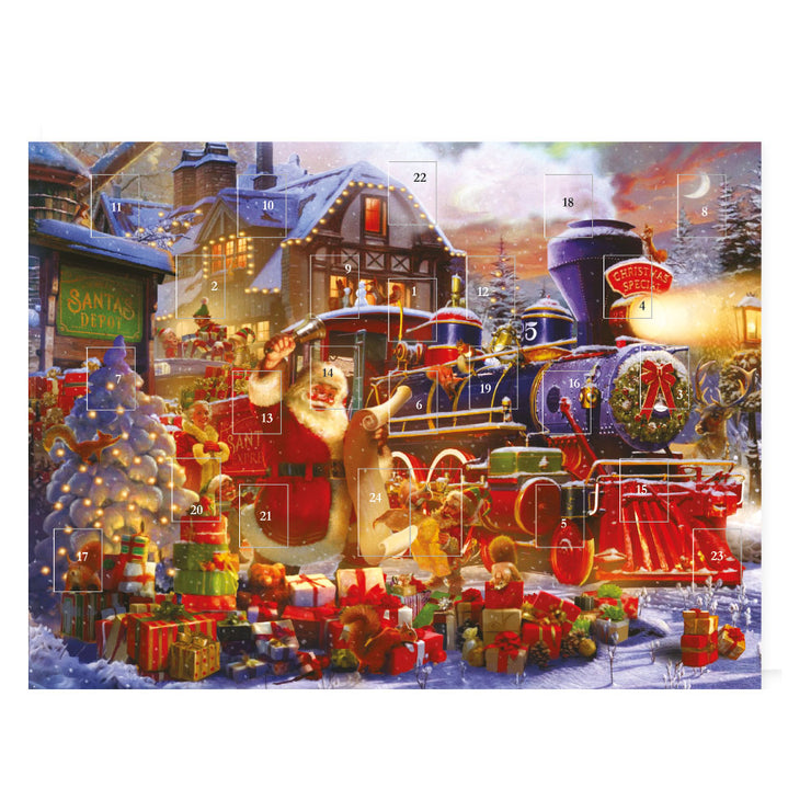 Santa Train Advent Calendar
