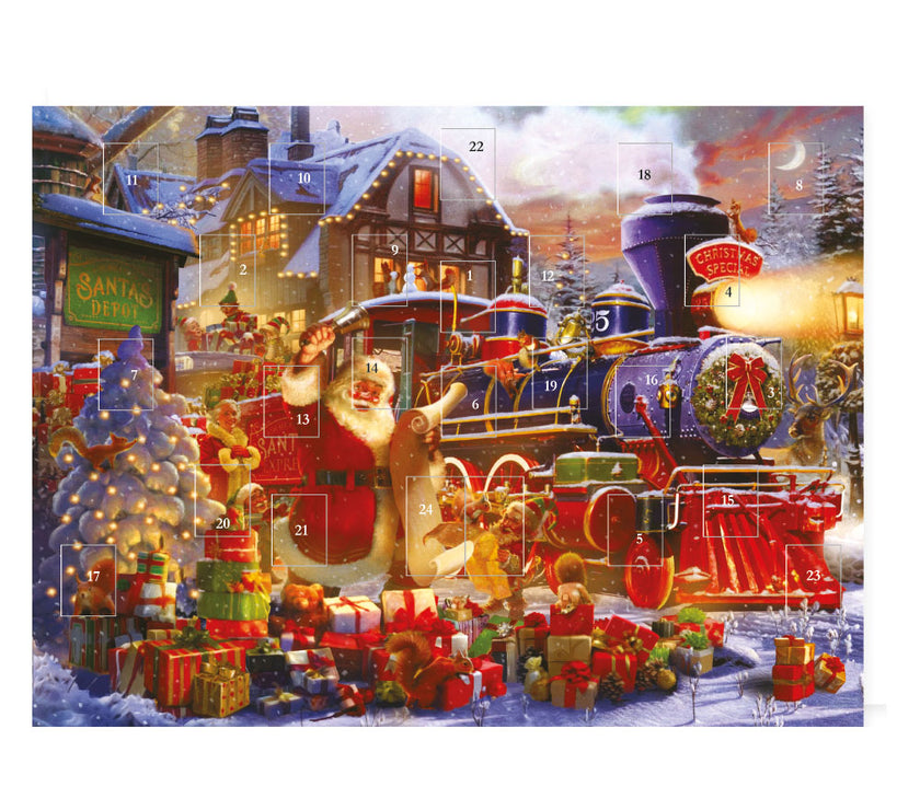 Santa Train Advent Calendar