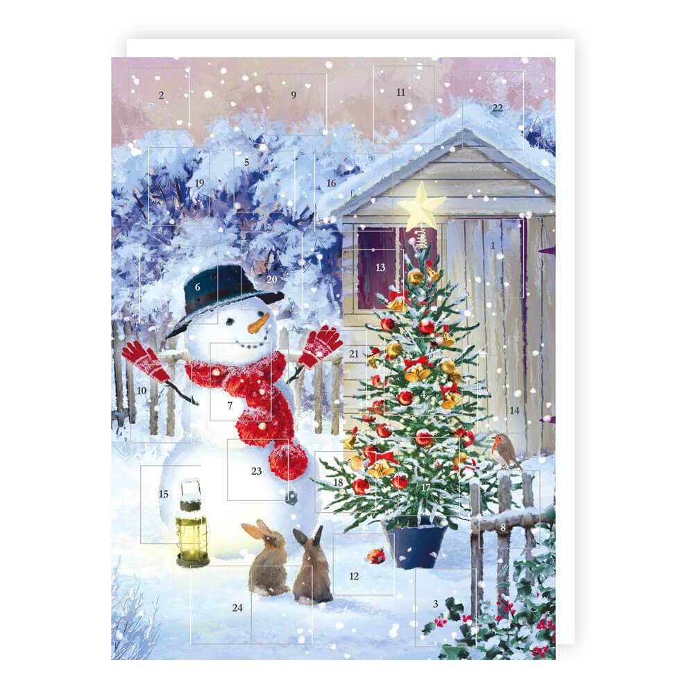 Snowman and Hares Advent Calendar - House of Cards