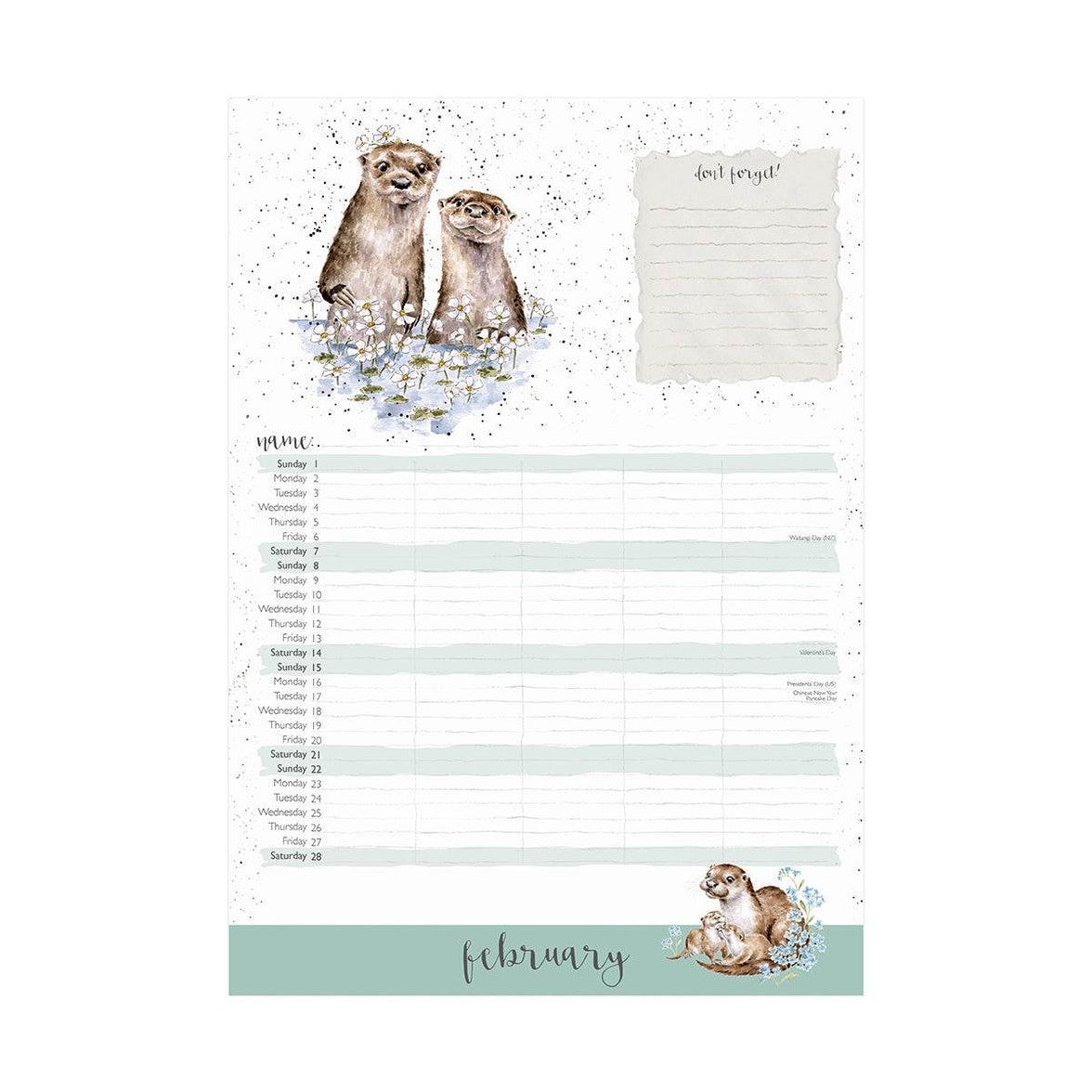 2026 Family Calendar - House of Cards