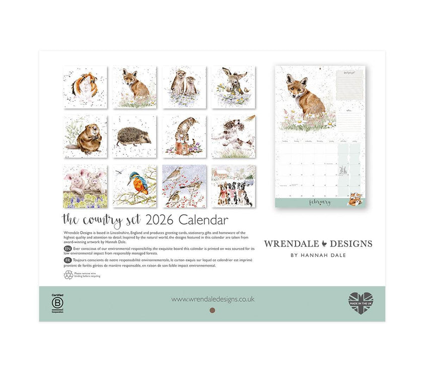 2026 Landscape Calendar - House of Cards