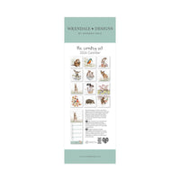 2026 Country Set Slim Calendar - House of Cards