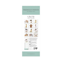 2026 Dogs Life Slim Calendar - House of Cards