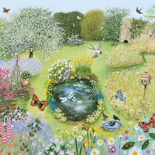 Wildlife Garden Greeting Card