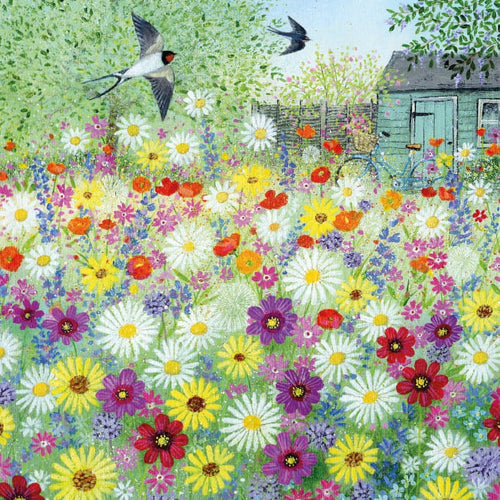Flower Garden Greeting Card