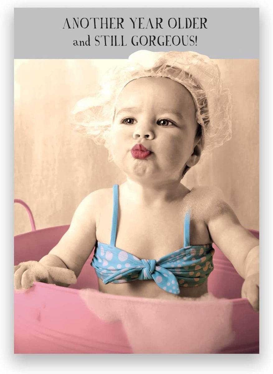 Still Gorgeous Birthday Card - House of Cards