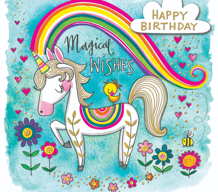 Unicorn Birthday Card