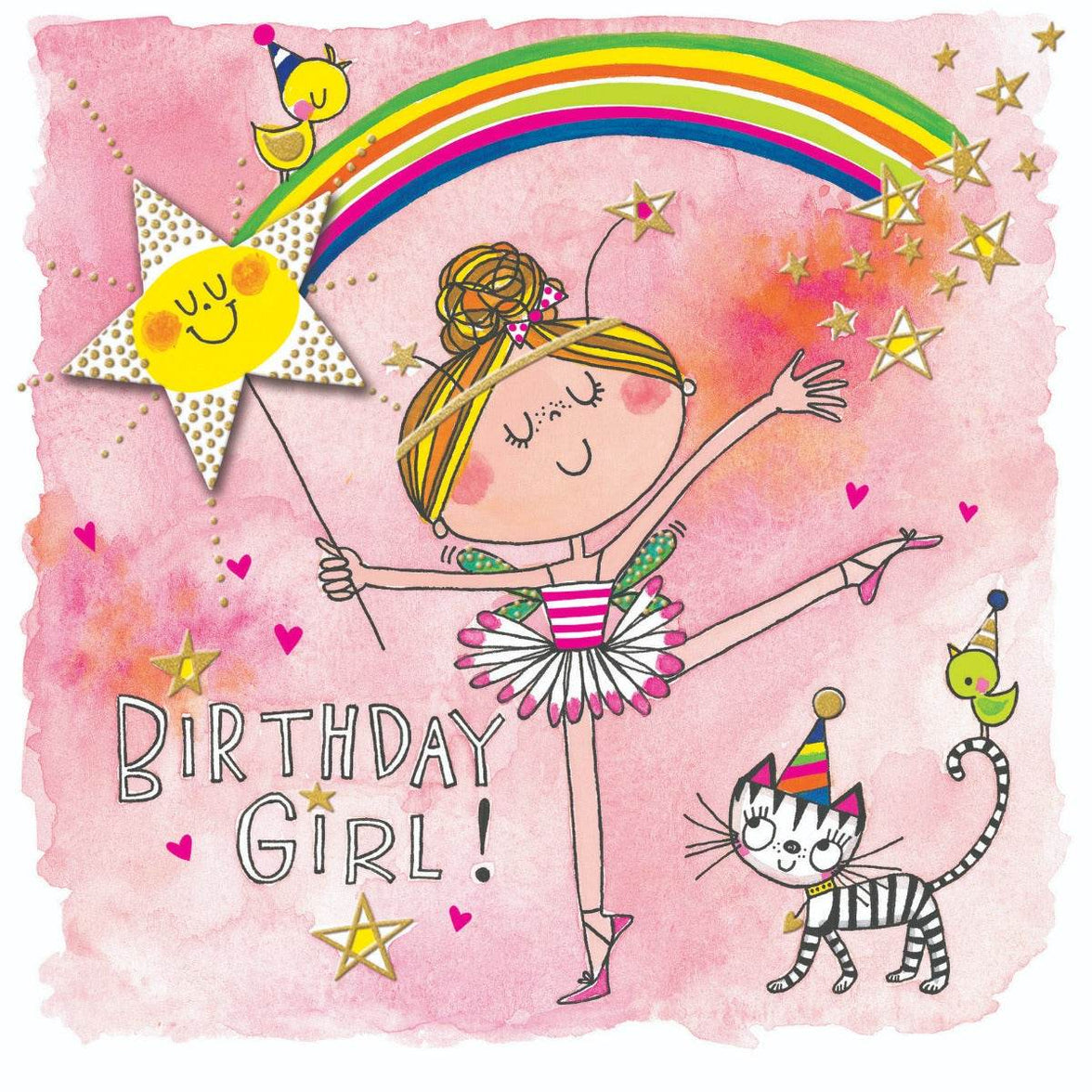Rainbow Fairy Birthday Card - House of Cards