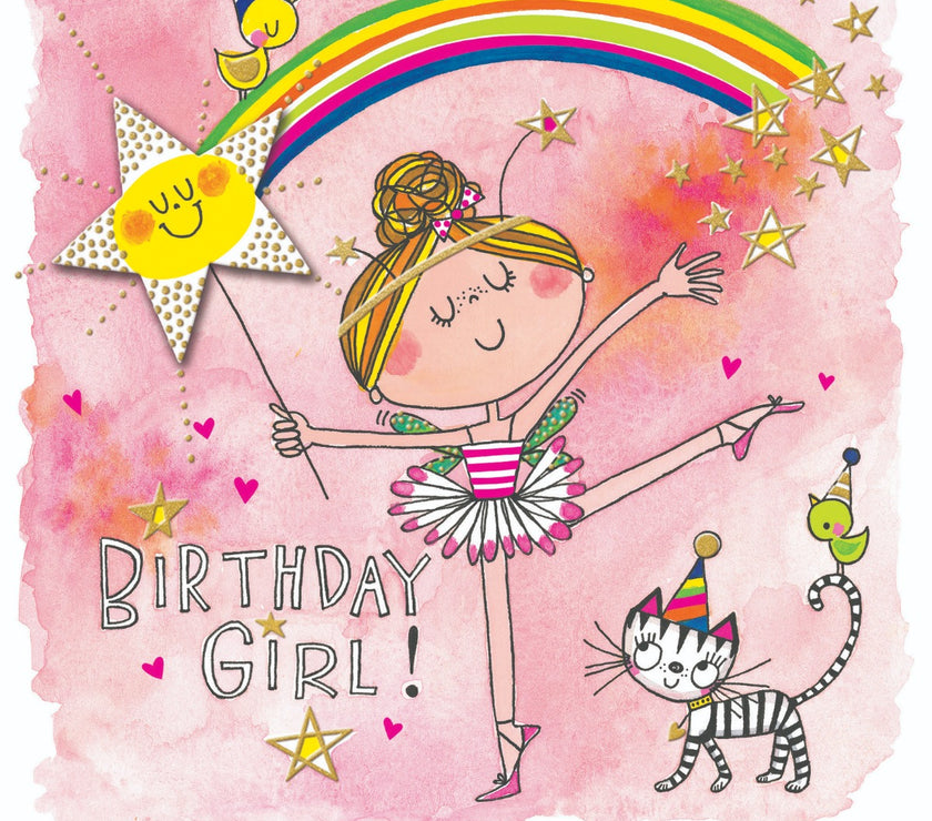 Rainbow Fairy Birthday Card
