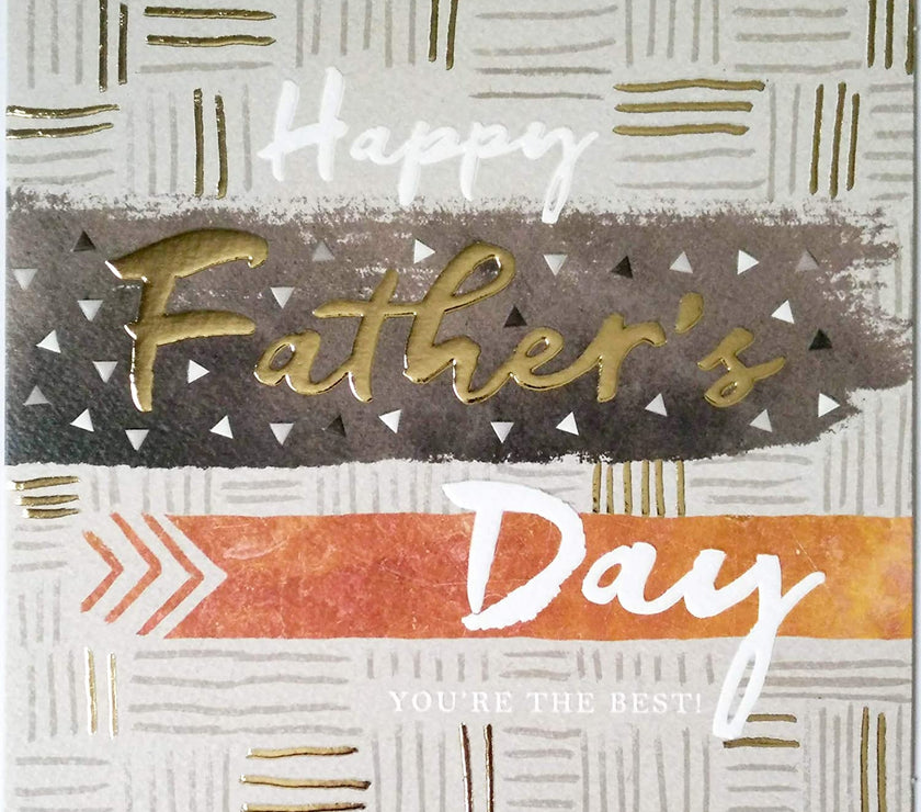 Modern Happy Fathers Day Card