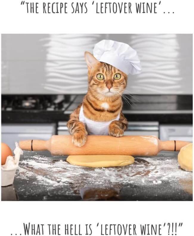 Left Over Wine Birthday Card - House of Cards