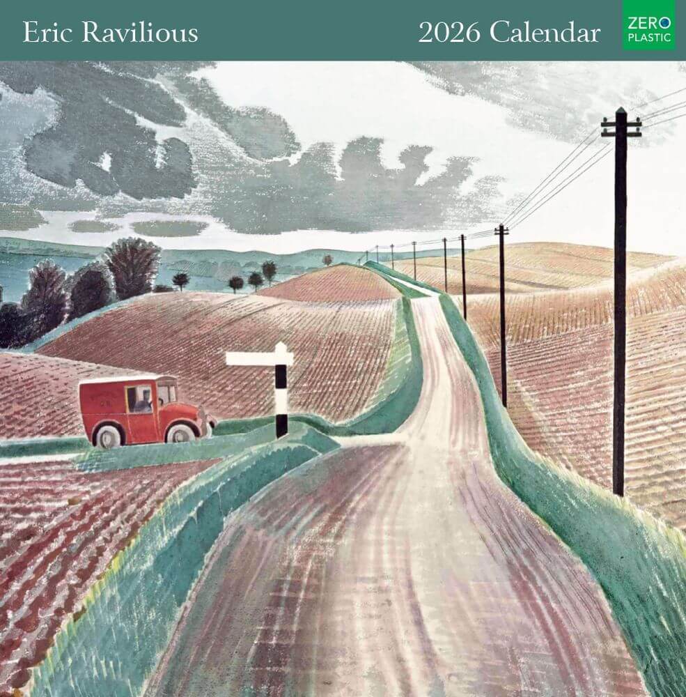 Eric Ravilious 2026 Wall Calendar - House of Cards