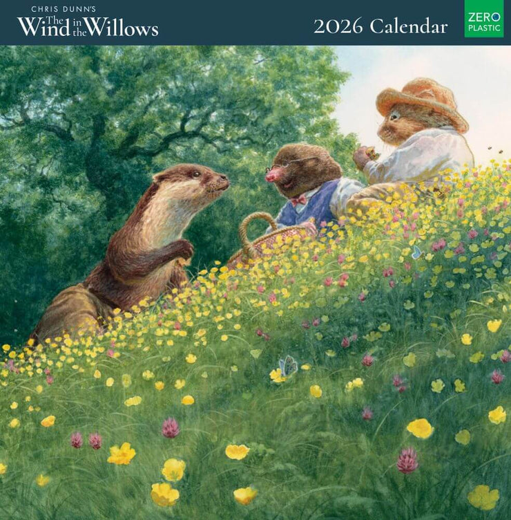 Wind in the Willows 2026 Wall Calendar