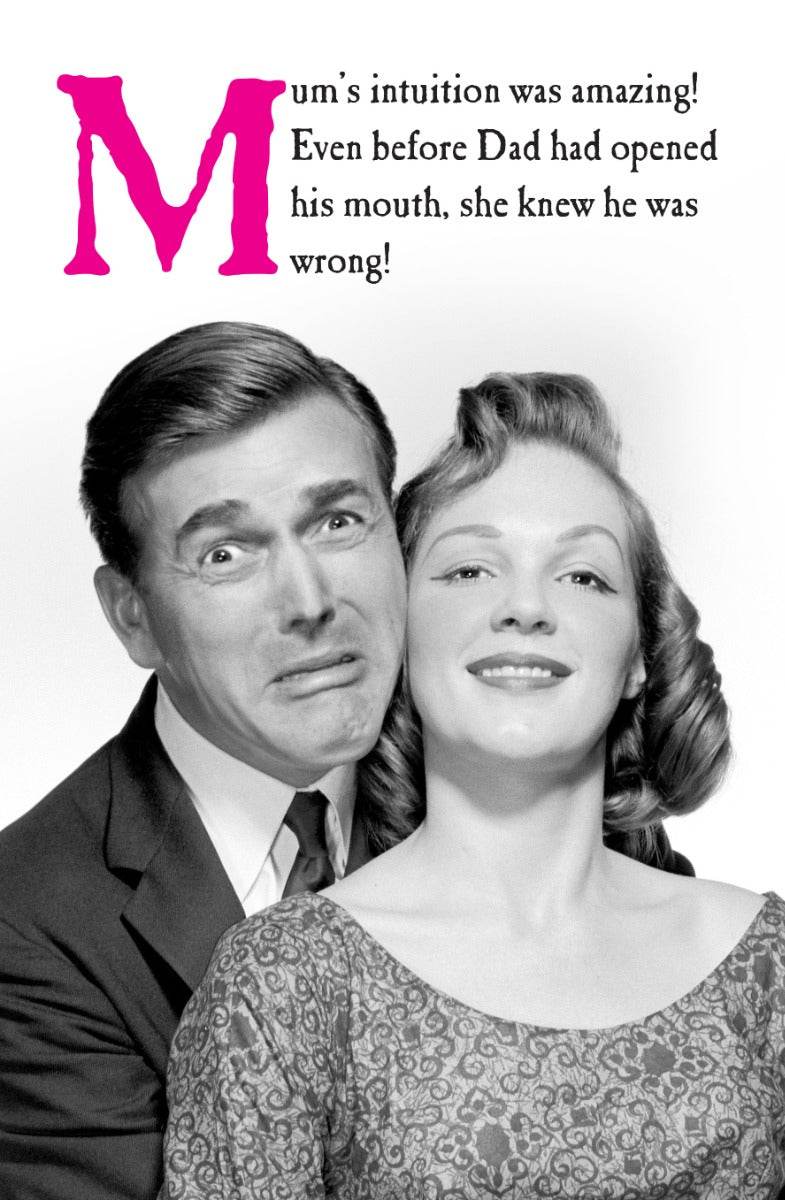 Mums Intuition Mothers Day Card - House of Cards