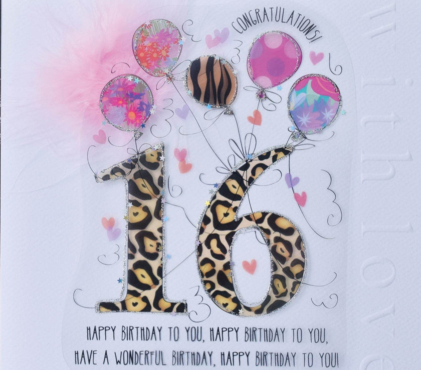 16th Handmade Birthday Cards For Her - House of Cards