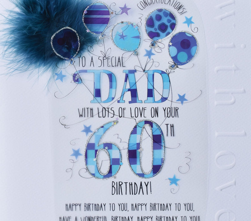 Dad 60th Handmade Birthday Card