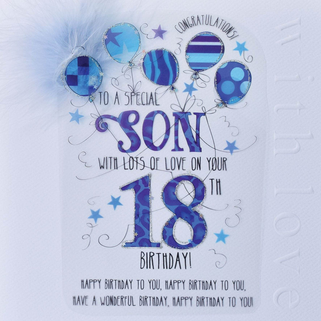Son 18th Handmade Birthday Card - House of Cards