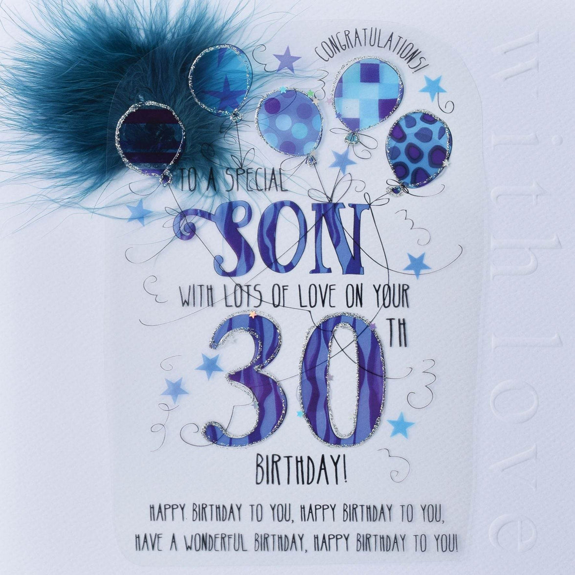 Son 30th Handmade Birthday Card - House of Cards