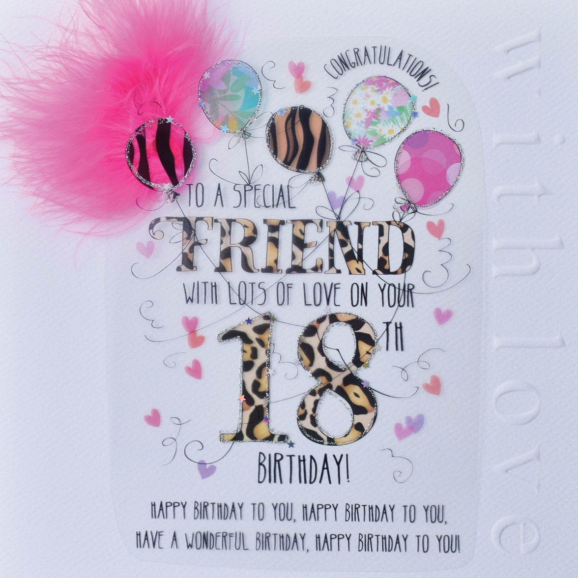 Friend 18th Handmade Birthday Card - House of Cards