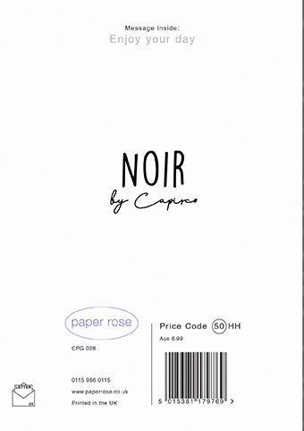 Noir Cars Birthday Card