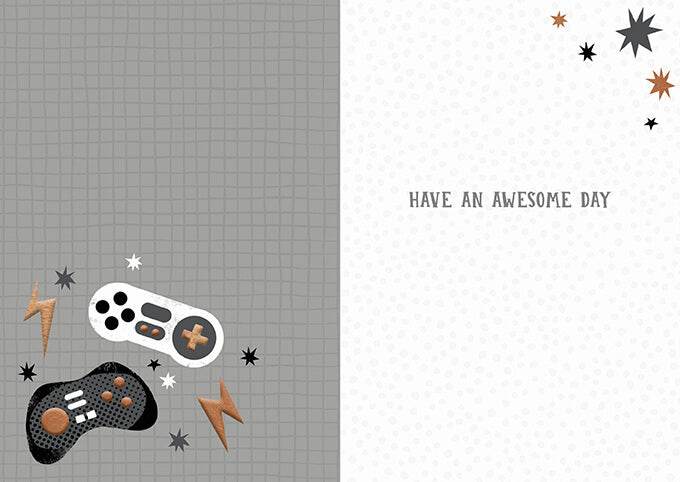 Noir Gaming Birthday Card - House of Cards