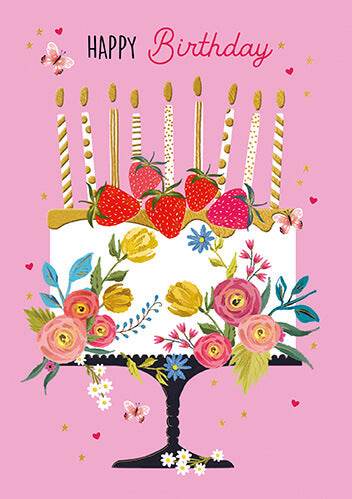 Capisco Cake Birthday Card - House of Cards